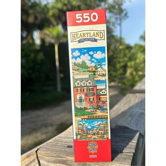 Heartland Collection Ocean Trolley 550 Jigsaw Puzzle 24x18 Inches - Picture 4 of 7